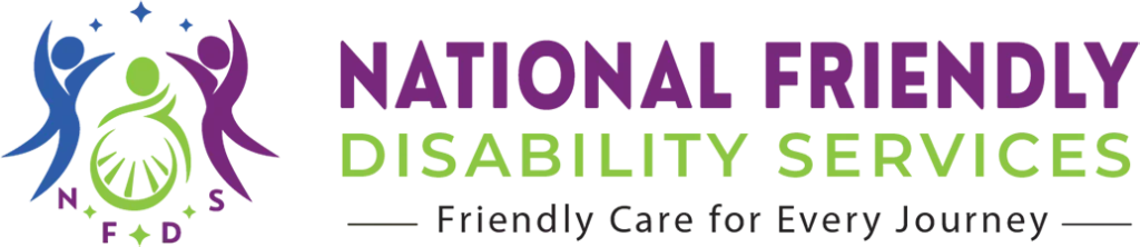 national friendly disability services logo wide